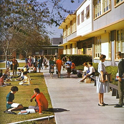 High school campus Reseda, California.