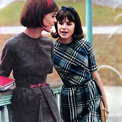 A fall 1963 fashion image from Seventeen Magazine.