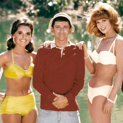 The sitcom Gilligan's Island debuts on CBS and runs for three seasons. The show features an ensemble cast of seven shipwrecked on a deserted island.