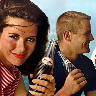 Detail from a 1964 Pepsi advertisement.