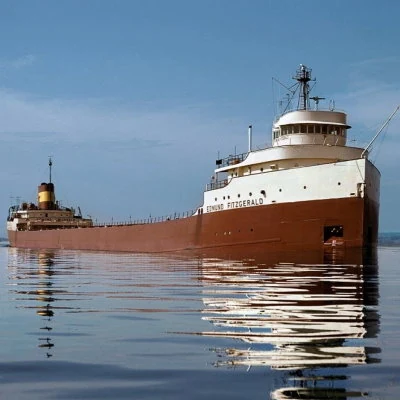 29 men are lost as the Great Lakes freighter Edmund Fitzgerald sinks during a storm on Lake Superior.