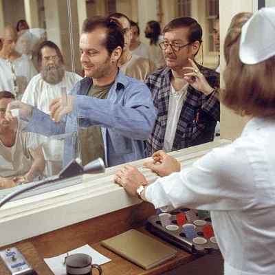 The 1962 Ken Kesey novel One Flew Over The Cuckoo's Nest becomes a hit film starring Jack Nicholson, directed by Milos Forman.