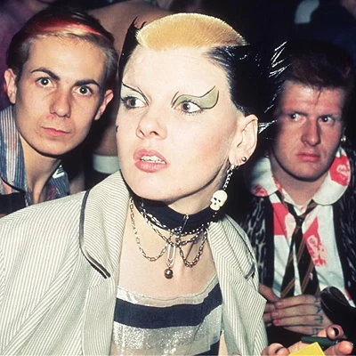 London punk rock fans in 1977.