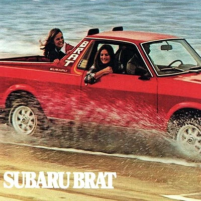 Lifestyle advertisement for the Subaru BRAT, short for Bi-drive Recreational All-terrain Transporter.