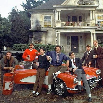 Animal House is a 1978 comedy film about a troublesome college fraternity in the early sixties. The low budget movie produced for $3 million, is a hit going on to gross over $141 million, making it the most successful comedy movie of the time.