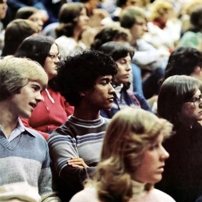 Students at Bethel College in St. Paul, Minnesota.