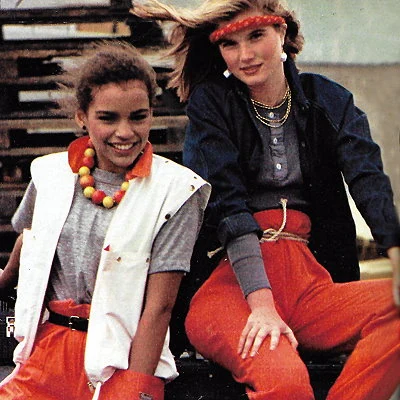 Young women modeling for Seventeen Magazine.