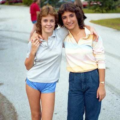 Friends pose for the camera.