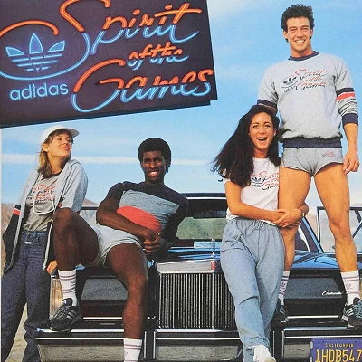 Adidas Olympic themed advertisement from 1988.