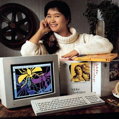 Detail from an advertisement for technology solutions provider Mac Connection.