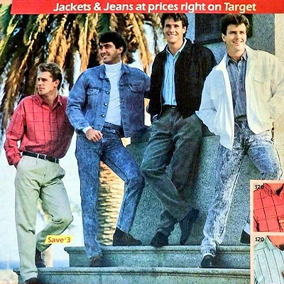 Men's clothing ad for Target.
