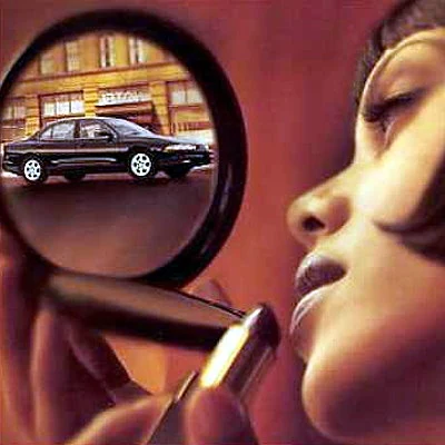 A magazine advertisement for the Oldsmobile Intrigue automobile.