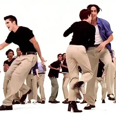 An ad for Gap khaki's that helps spark a resurgence in swing dancing and swing music.