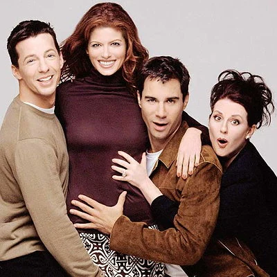 The TV sitcom Will & Grace debuts on NBC in 1998 where it would air for eight seasons. Based on the friendship between Will, a gay lawyer played by Eric McCormack and Grace, a straight interior designer played by Debra Messing, though show becomes one of the highest rated dramas on American TV from 2000 thru 2005.